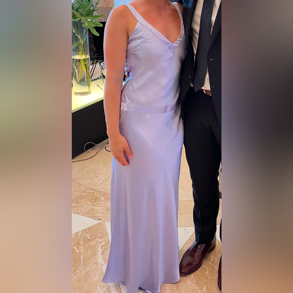 Lavender satin finish dress from How To Lose A Guy In Ten Days